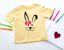 Load image into Gallery viewer, Bunny Faces (boy or girl) Easter Infant Bodysuit and Toddler T Shirt