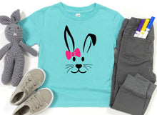 Load image into Gallery viewer, Bunny Faces (boy or girl) Easter Infant Bodysuit and Toddler T Shirt