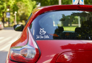 Just Chin-Chillin Car Decal