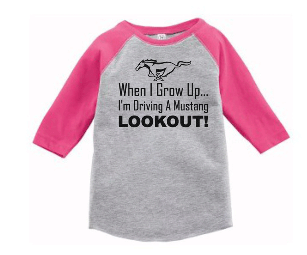 ****CLEARANCE**** Toddler 2T When I Grow Up I'm Driving A Mustang T Shirt READY TO SHIP