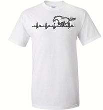Load image into Gallery viewer, ****CLEARANCE**** Adult Mustang Heartbeat Unisex T Shirt READY TO SHIP