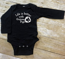 Load image into Gallery viewer, Life is Better with Guinea Pigs Infant and Toddler Apparel