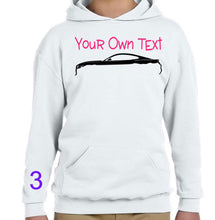 Load image into Gallery viewer, ***CLEARANCE*** Your Own Text Mustang Adult Unisex Pullover Hoodie