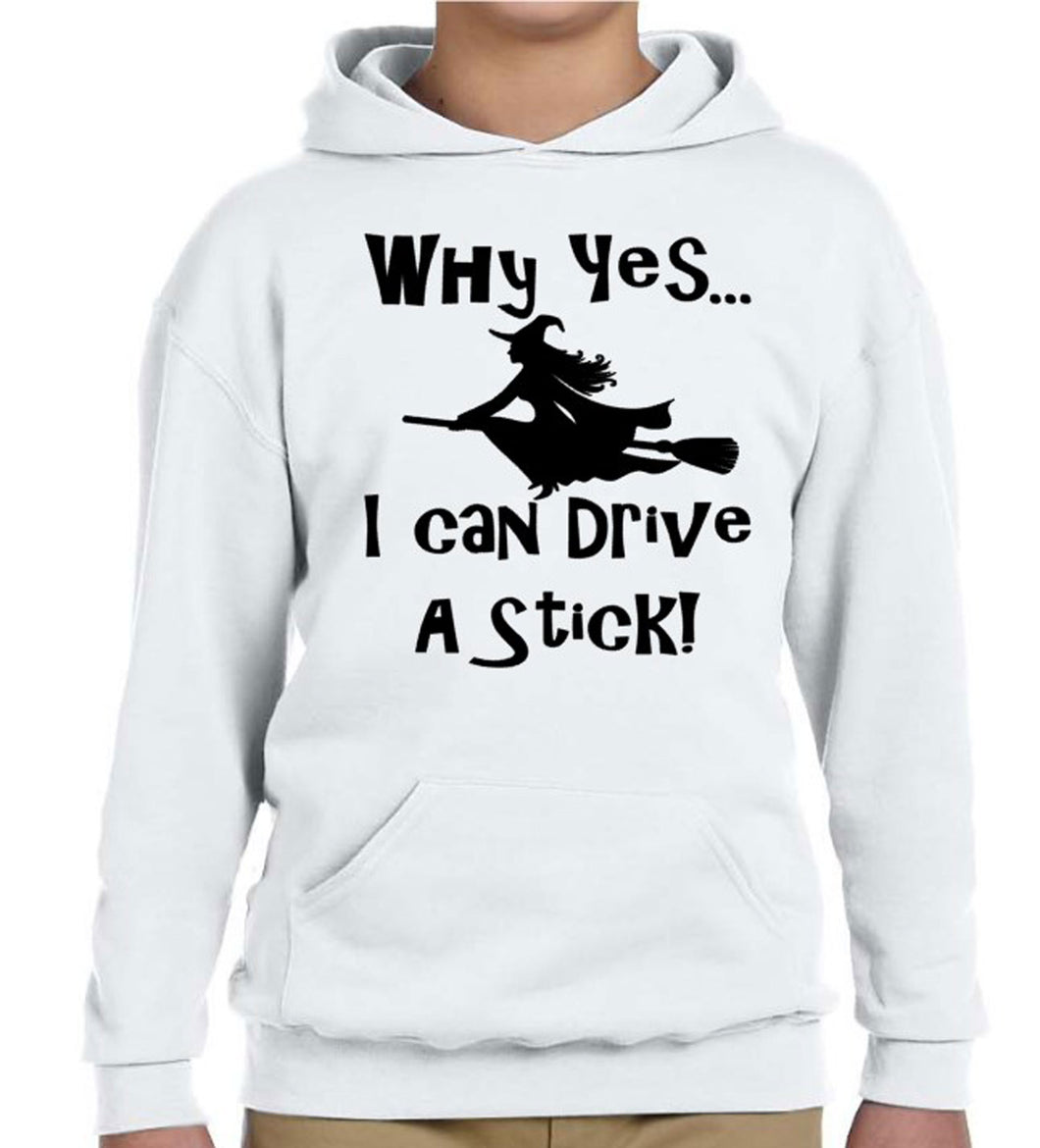 ***CLEARANCE*** Why Yes I Drive a Stick Adult Unisex Pullover Hoodie