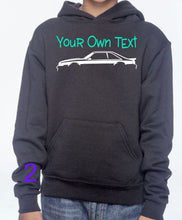 Load image into Gallery viewer, ***CLEARANCE*** Your Own Text Mustang Adult Unisex Pullover Hoodie