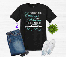 Load image into Gallery viewer, Forget the Carriage This Princess Rides in Her Mom&#39;s (any name) Mustang (your choice of car) Youth T-Shirt or Sweatshirt