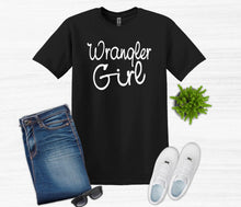 Load image into Gallery viewer, Wrangler Girl Youth and Adult Unisex T Shirt or Sweatshirt