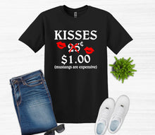 Load image into Gallery viewer, Kisses Mustangs are Expensive Adult Unisex T Shirt or Sweatshirt
