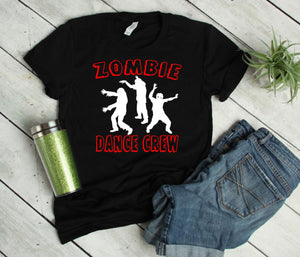 Zombie Dance Crew Halloween Youth & Adult Unisex T Shirt or Sweatshirt