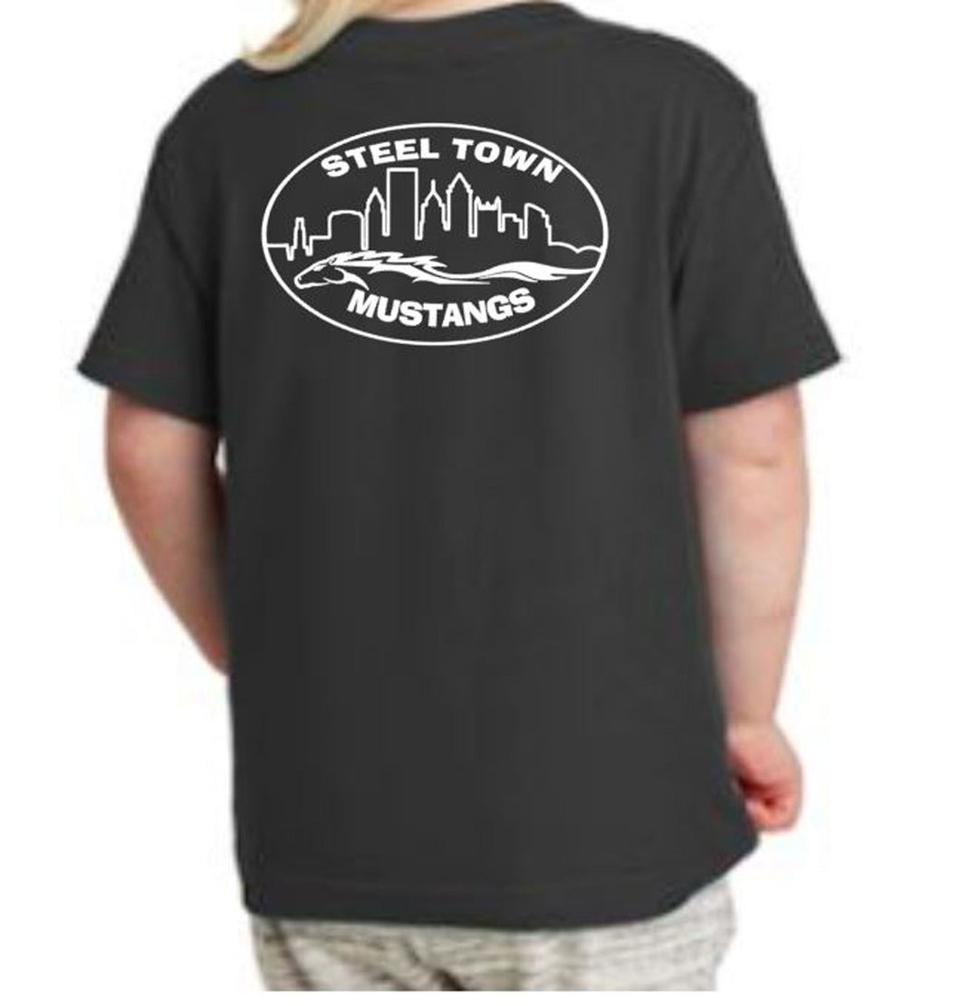 Steel Town Mustang Toddler T Shirts