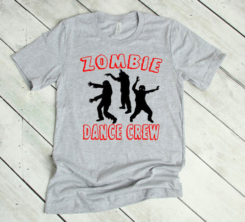 Zombie Dance Crew Halloween Youth & Adult Unisex T Shirt or Sweatshirt