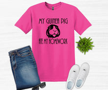 Load image into Gallery viewer, My Guinea Pig Ate My Homework Youth and Adult Unisex T-Shirt or Sweatshirt