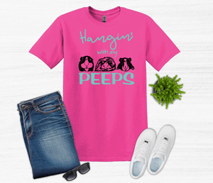 Hangin' with my Peeps (Guinea Pigs) Youth and Adult Unisex T-Shirt or Sweatshirt
