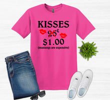 Load image into Gallery viewer, Kisses Mustangs are Expensive Adult Unisex T Shirt or Sweatshirt