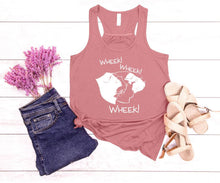 Load image into Gallery viewer, Wheek Wheek Guinea Pig Youth Racerback Flowy Tank Top