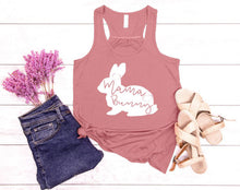 Load image into Gallery viewer, Mama Bunny Women Flowy Racerback Tank Top