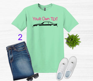 Your Own Text Mustang (Choose your Car) Youth Unisex T-Shirt and Sweatshirt