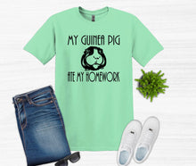 Load image into Gallery viewer, My Guinea Pig Ate My Homework Youth and Adult Unisex T-Shirt or Sweatshirt