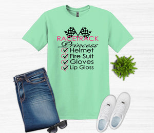 Racetrack Princess Adult Unisex T Shirt or Sweatshirt