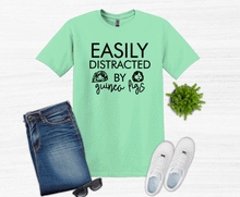 Load image into Gallery viewer, Easily Distracted By Guinea Pigs Youth and Adult Unisex T-Shirt or Sweatshirt