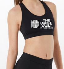 Load image into Gallery viewer, The Dance Vault Official Logo Girls &amp; Women Racerback Bra Top