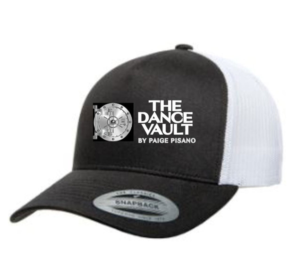 The Dance Vault Official Logo Adult Unisex 5 Panel Retro Trucker Cap