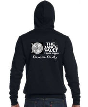 Load image into Gallery viewer, The Dance Vault Official Logo Mom or Dad Adult Fleece Pullover Hoodie