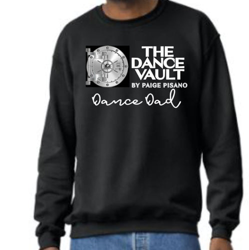 The Dance Vault Official Logo Mom or Dad Adult Unisex Crewneck Sweatshirts