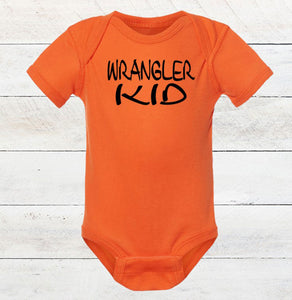Wrangler Kid Infant Bodysuit & Toddler T Shirt