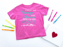 Load image into Gallery viewer, Forget the Carriage This Princess Rides in Her Mom&#39;s (any name) Mustang (your choice of car) Infant and Toddler Apparel