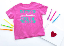 Load image into Gallery viewer, My Mom&#39;s Mustang (your choice of car) is Faster than your Dad&#39;s Car Infant and Toddler Apparel