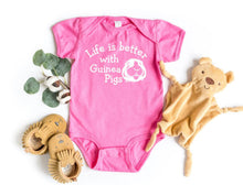 Load image into Gallery viewer, Life is Better with Guinea Pigs Infant Bodysuit &amp; Toddler T Shirt