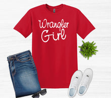 Load image into Gallery viewer, Wrangler Girl Youth and Adult Unisex T Shirt or Sweatshirt