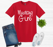 Load image into Gallery viewer, Mustang Girl Youth and Adult Unisex T-Shirt or Sweatshirt