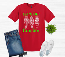 Load image into Gallery viewer, Let&#39;s Get Crackin&#39; Christmas Youth and Adult T Shirt or Sweatshirt