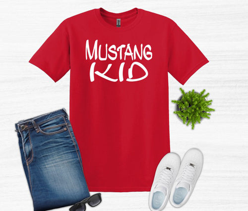 Mustang Kid Youth T-Shirt or Sweatshirt