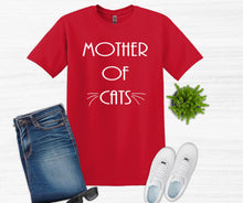 Load image into Gallery viewer, Mother of Cats Adult Unisex T-Shirt or Sweatshirt