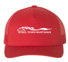 Load image into Gallery viewer, Steel Town Mustang Adult 5 Panel Baseball Cap