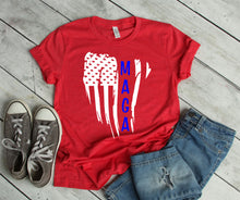 Load image into Gallery viewer, MAGA Flag Trump Adult Unisex T Shirt or Sweatshirt