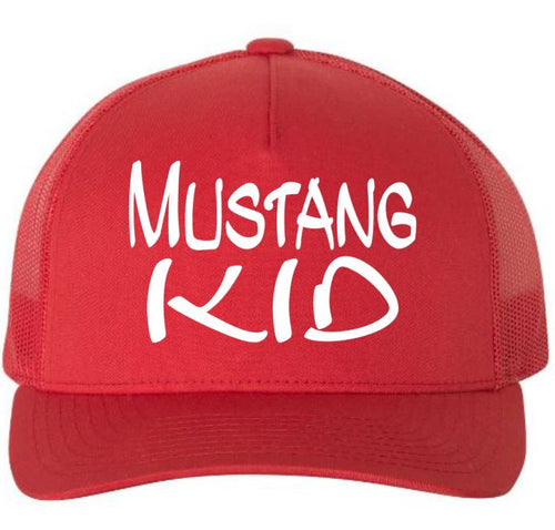 Mustang Kid Adult 5 Panel Baseball Cap