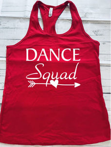 ***CLEARANCE*** Dance Squad Women Racerback Tank Top ***CLEARANCE***