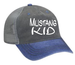 Mustang Kid Adult 5 Panel Baseball Cap