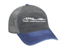 Load image into Gallery viewer, Steel Town Mustang Adult 5 Panel Baseball Cap