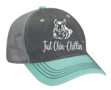 Load image into Gallery viewer, Just Chinchillin&#39; Adult 5 Panel Baseball Cap