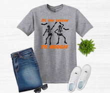Load image into Gallery viewer, Tis the Season to Boogie Halloween Youth and Adult Unisex T Shirt or Sweatshirt