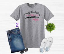 Load image into Gallery viewer, Gray t-shirt with text, blue jeans, white sneakers, sunglasses on a light gray background
