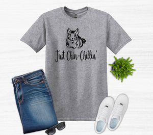 Just Chinchillin Youth and Adult Unisex T-Shirt or Sweatshirt