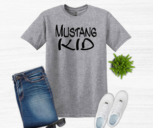 Mustang Kid Youth T-Shirt or Sweatshirt