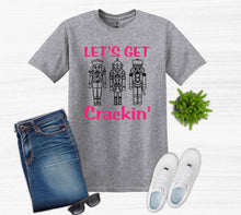 Load image into Gallery viewer, Let&#39;s Get Crackin&#39; Christmas Youth and Adult T Shirt or Sweatshirt