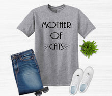 Load image into Gallery viewer, Mother of Cats Adult Unisex T-Shirt or Sweatshirt